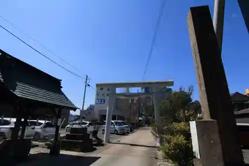 阿邪訶根神社の鳥居