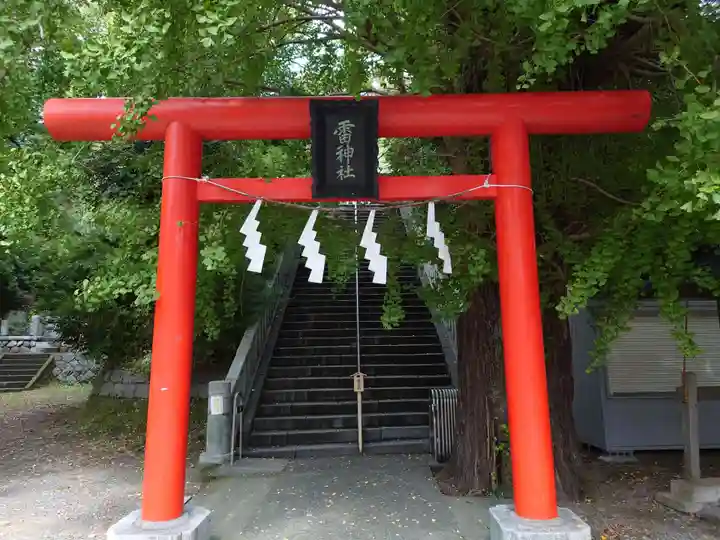 雷神社の鳥居