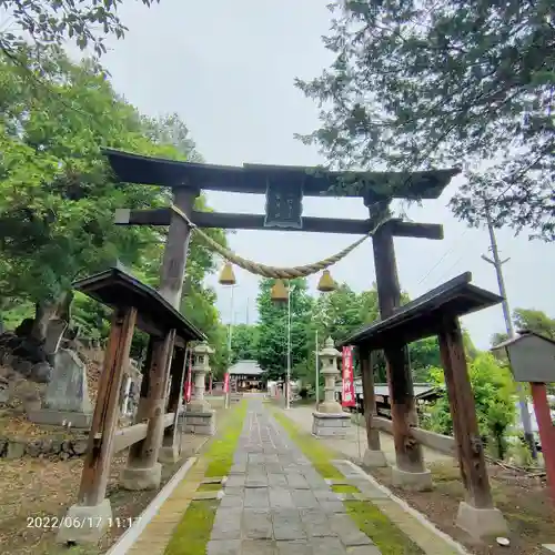 上之村神社の鳥居