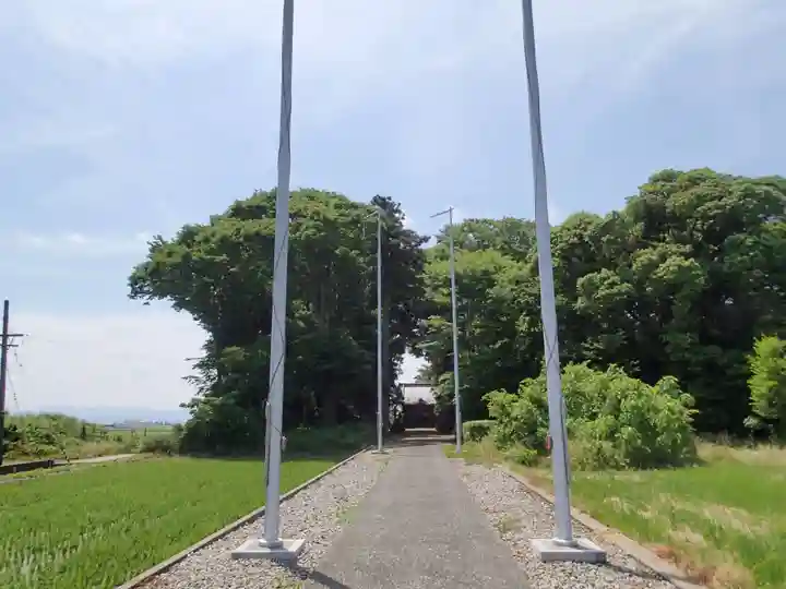 鵜森神社の周辺