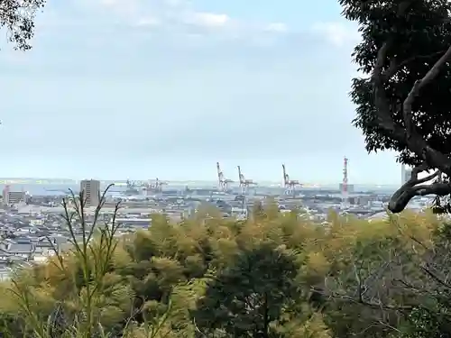 長倉神社の景色