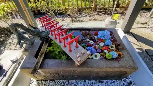 浦幌神社・乳神神社の手水