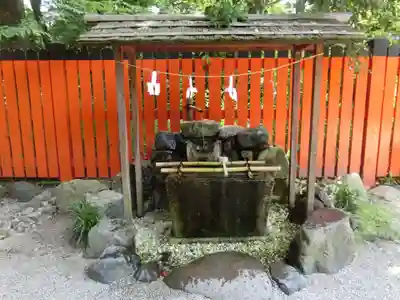 河合神社(鴨川合坐小社宅神社)の手水舎