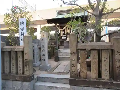 腕塚神社の本殿・本堂