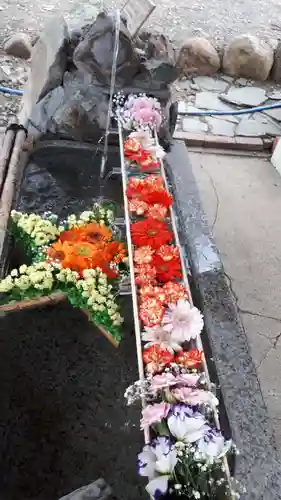 星置神社の手水舎