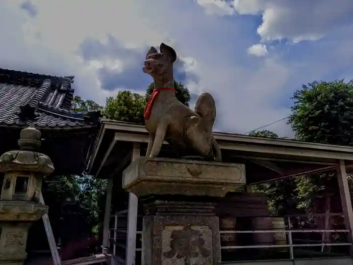 稲荷社(松江稲荷社)の狛犬