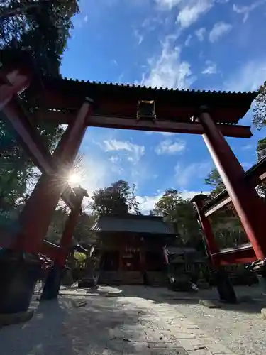 北口本宮冨士浅間神社の鳥居