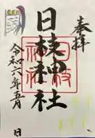 日枝神社の御朱印