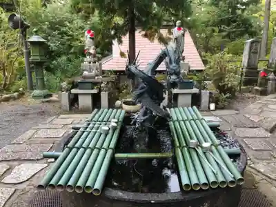 成相寺の手水舎