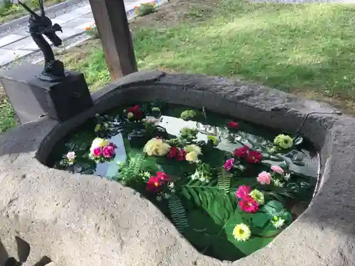 長沼神社の手水舎