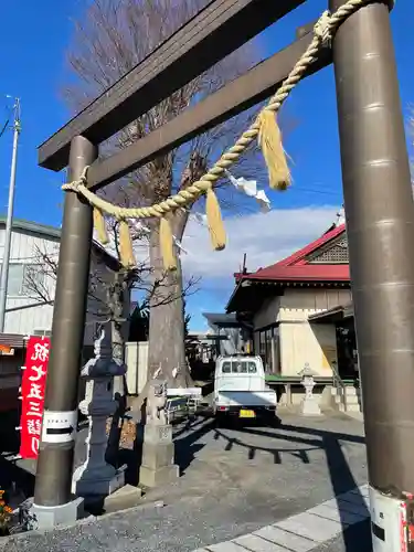 白山神社の鳥居