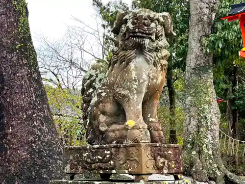 淵神社の狛犬