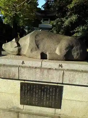 谷保天満宮の狛犬