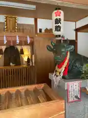 琴似神社の像