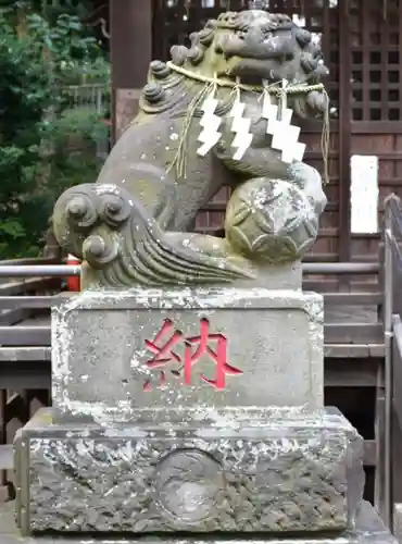 八幡神社の狛犬