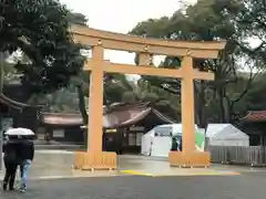 明治神宮の鳥居