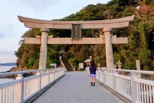 八百富神社の鳥居