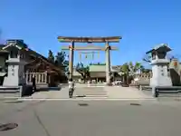 難波大社 生國魂神社の鳥居