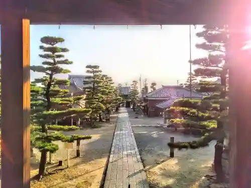 常楽寺の庭園