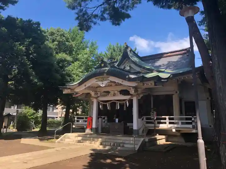 天沼八幡神社の本殿・本堂