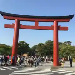 鶴岡八幡宮の鳥居