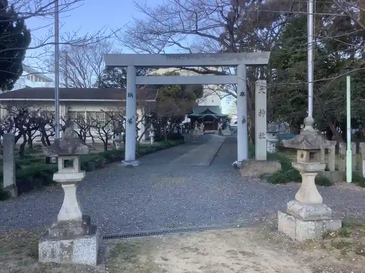 天神社(勝川町)の鳥居