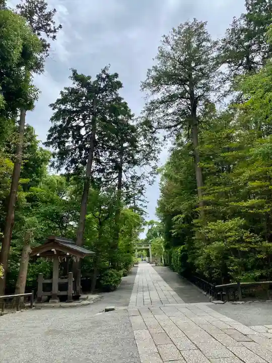 白旗神社の景色