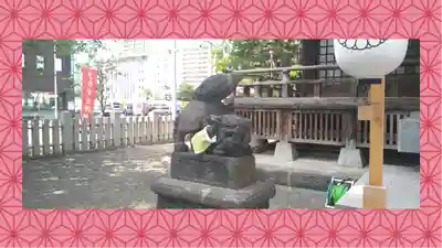 北海道神宮頓宮の狛犬