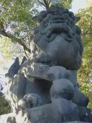 田中神社の狛犬