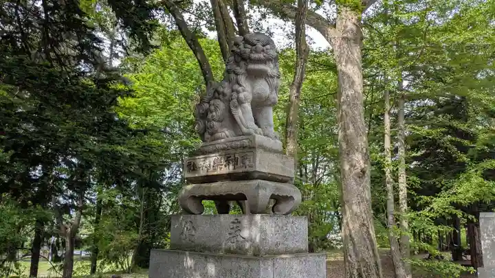 東神楽神社の狛犬