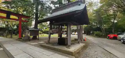 蠶養國神社の手水舎
