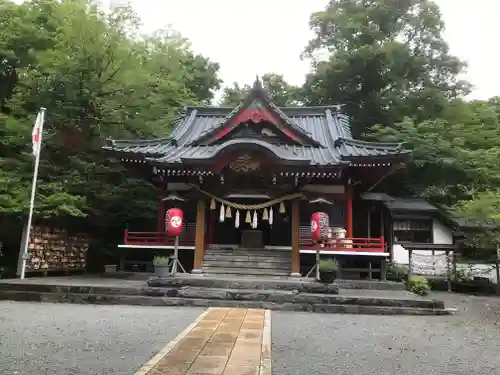 山中諏訪神社の本殿