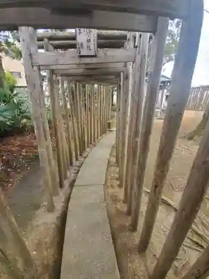 日限富士浅間神社の鳥居