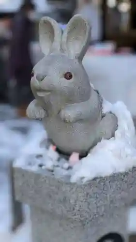 岡崎神社の狛犬