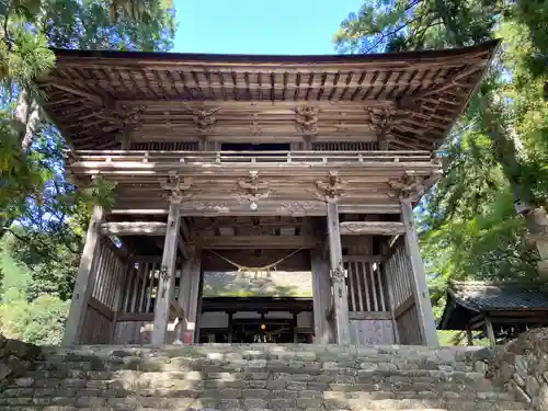 洲原神社の山門・神門