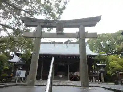 千栗八幡宮の鳥居
