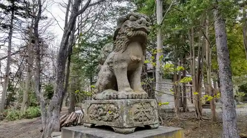 栗沢神社の狛犬