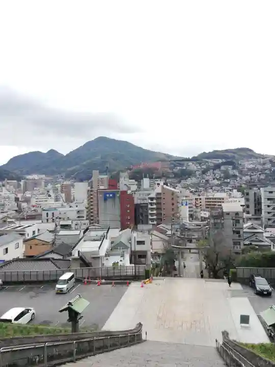 鎮西大社諏訪神社の景色