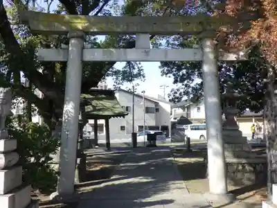 白山神社の鳥居