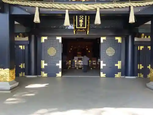 穴八幡宮の本殿・本堂