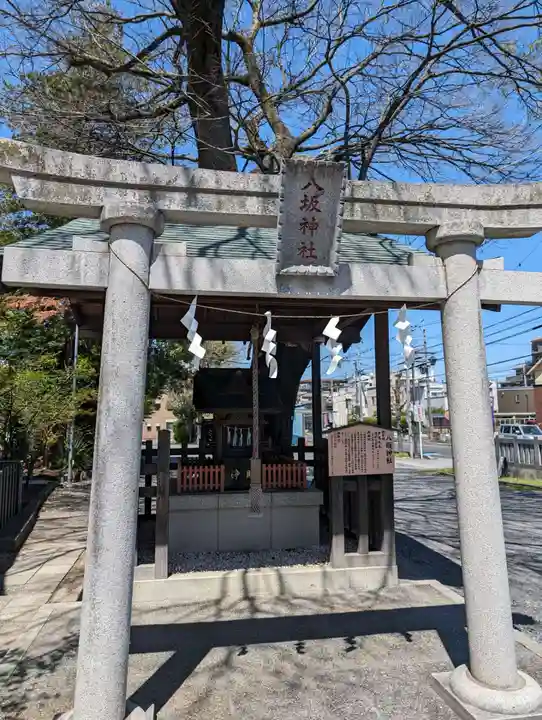 越谷香取神社の鳥居