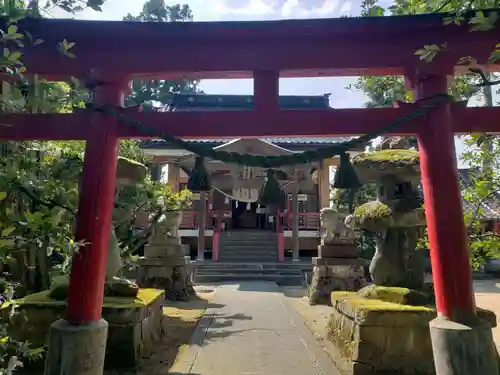 惣社白山神社の鳥居