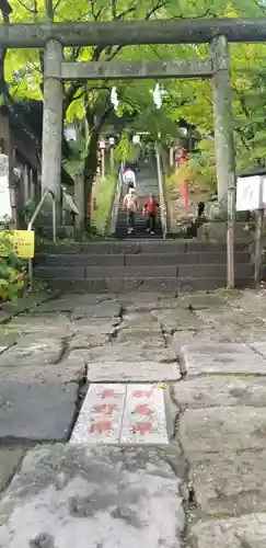 碓氷峠熊野神社の鳥居