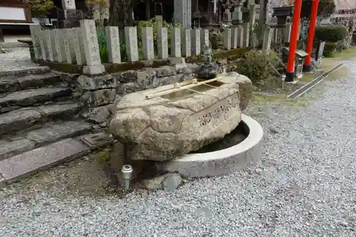 櫻本坊の手水舎