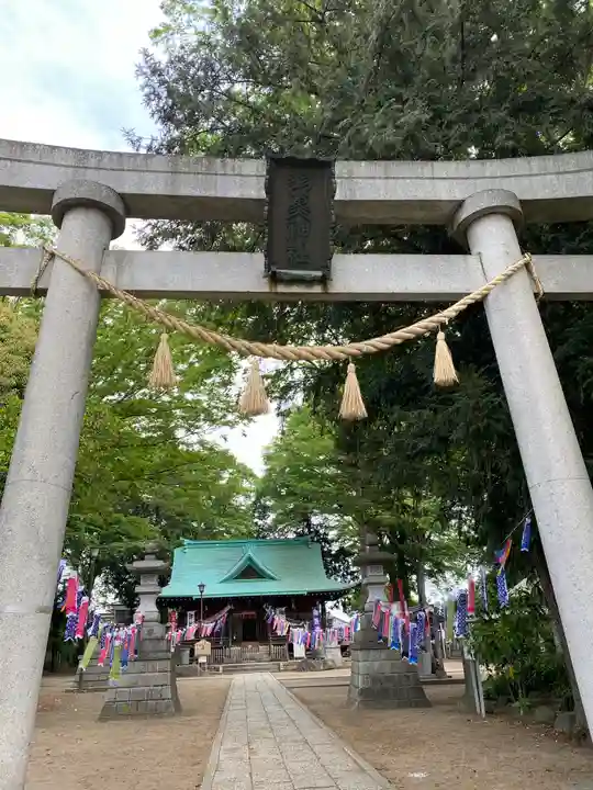 (下館)羽黒神社の鳥居