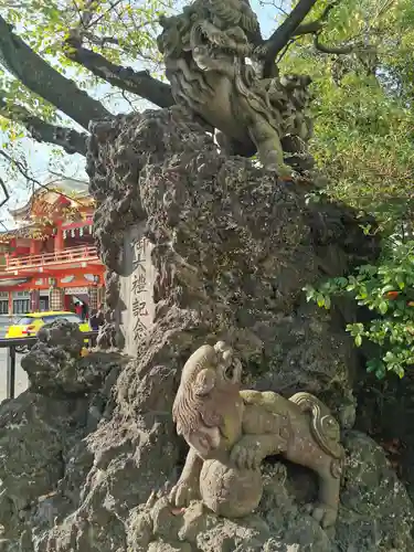 千葉神社の狛犬