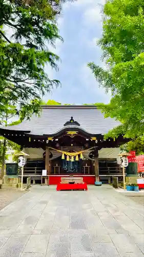 草加神社の本殿