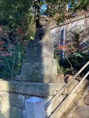 西向天神社の狛犬