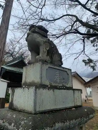 甲斐総社八幡神社の狛犬