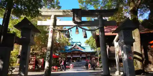 多摩川浅間神社の鳥居